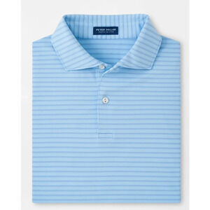 Peter Millar 2XL Bridge Performance Jersey Polo Shirt Men’s Blue Frost NWT